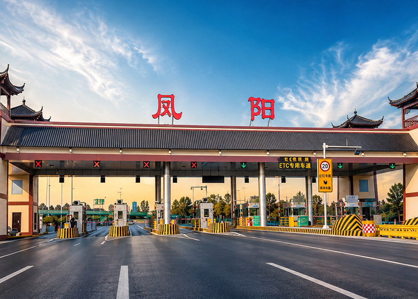热烈庆祝上海远通实业有限公司股东参股的宁洛高速公路凤阳支线正式通车