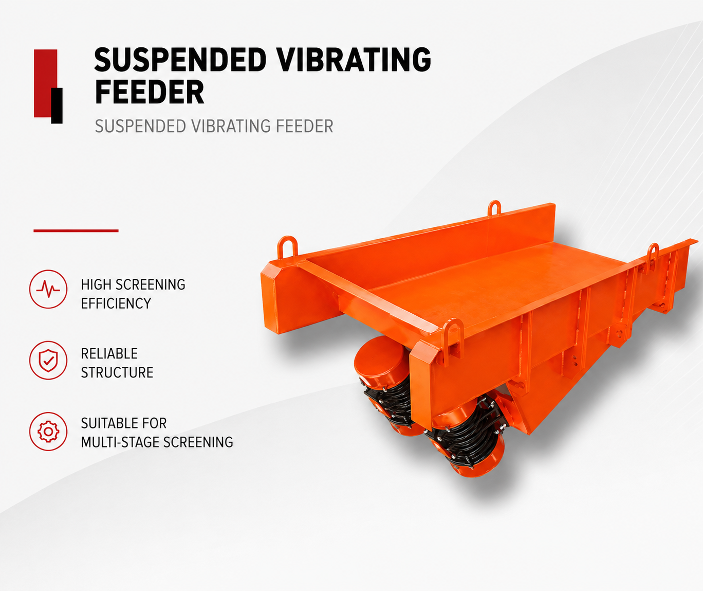 SUSPENDED VIBRATING FEEDER